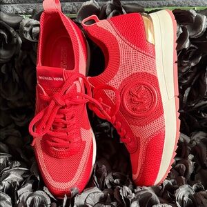 Michael Kors Bold Red Women's Sneakers